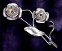 Double Rose Pin